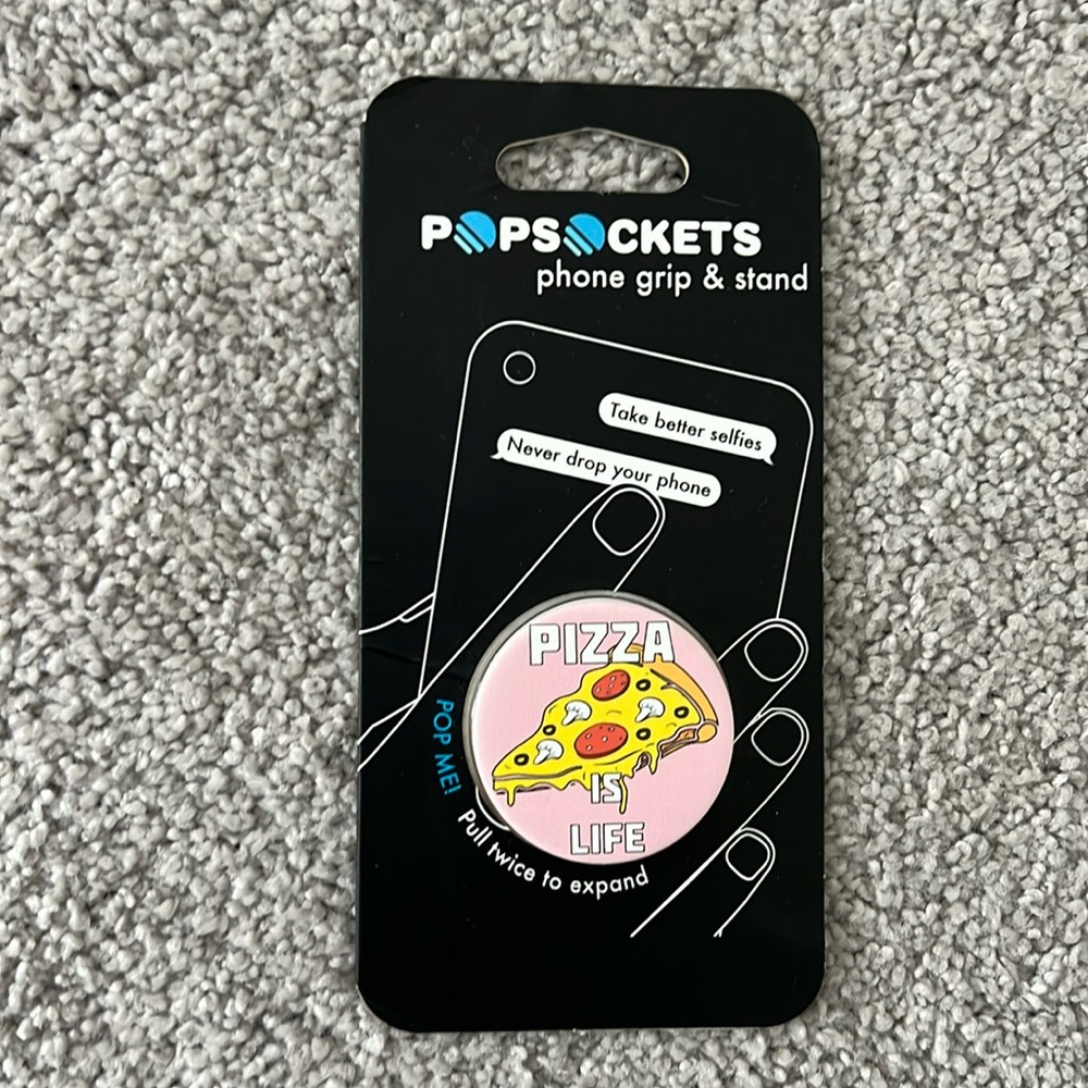 NEW- Popsockets Pizza is Life